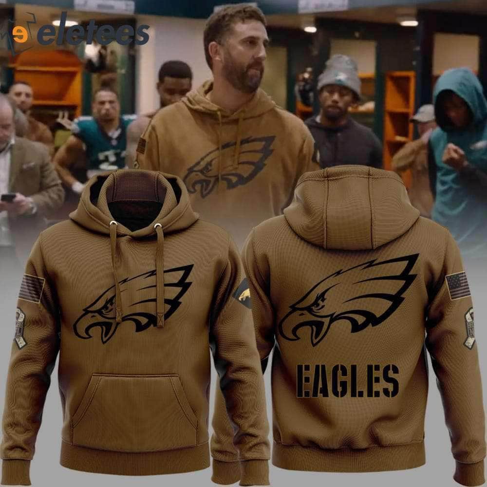 Salute to service hoodie eagles online