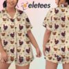 Chicken Christmas Pajamas Short Set