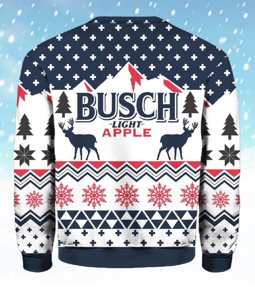 Busch light christmas tree sweater best sale