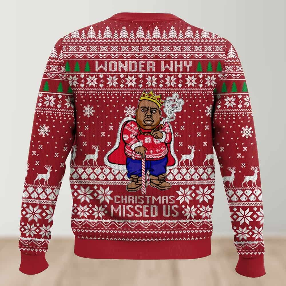 The Notorious B.I.G Christmas Ugly Sweater