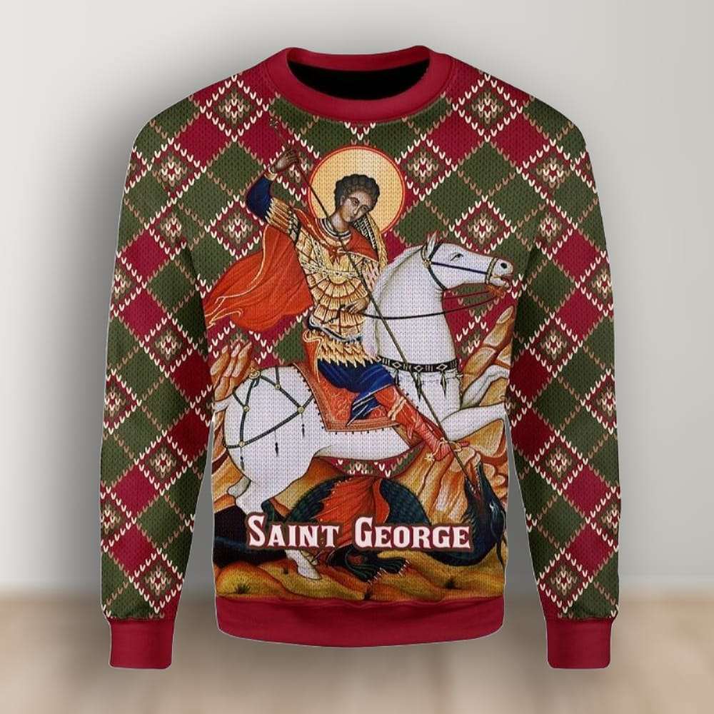 Saint Ugly Christmas Sweater