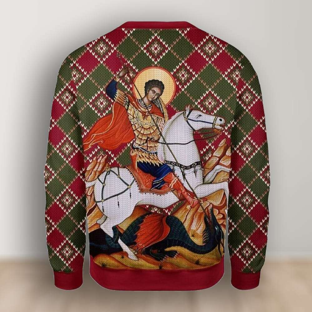 Saint Ugly Christmas Sweater