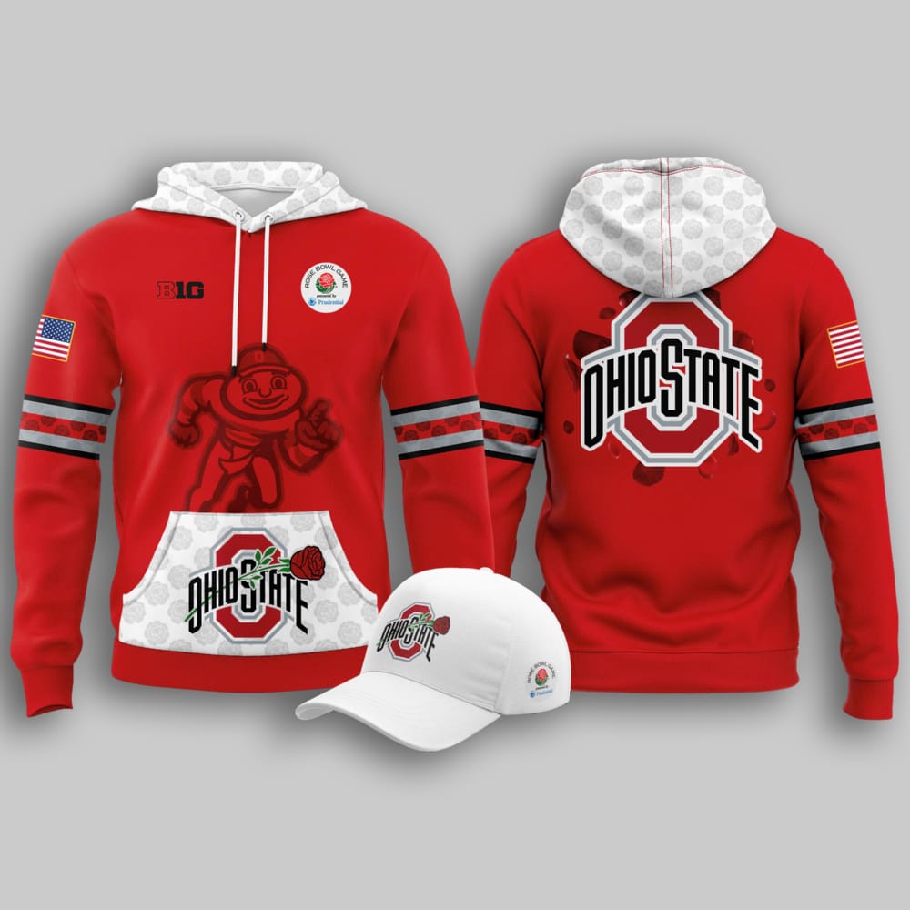 Buckeyes Rose Bowl Game Hoodie 2025